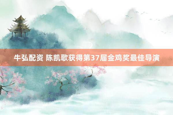 牛弘配资 陈凯歌获得第37届金鸡奖最佳导演